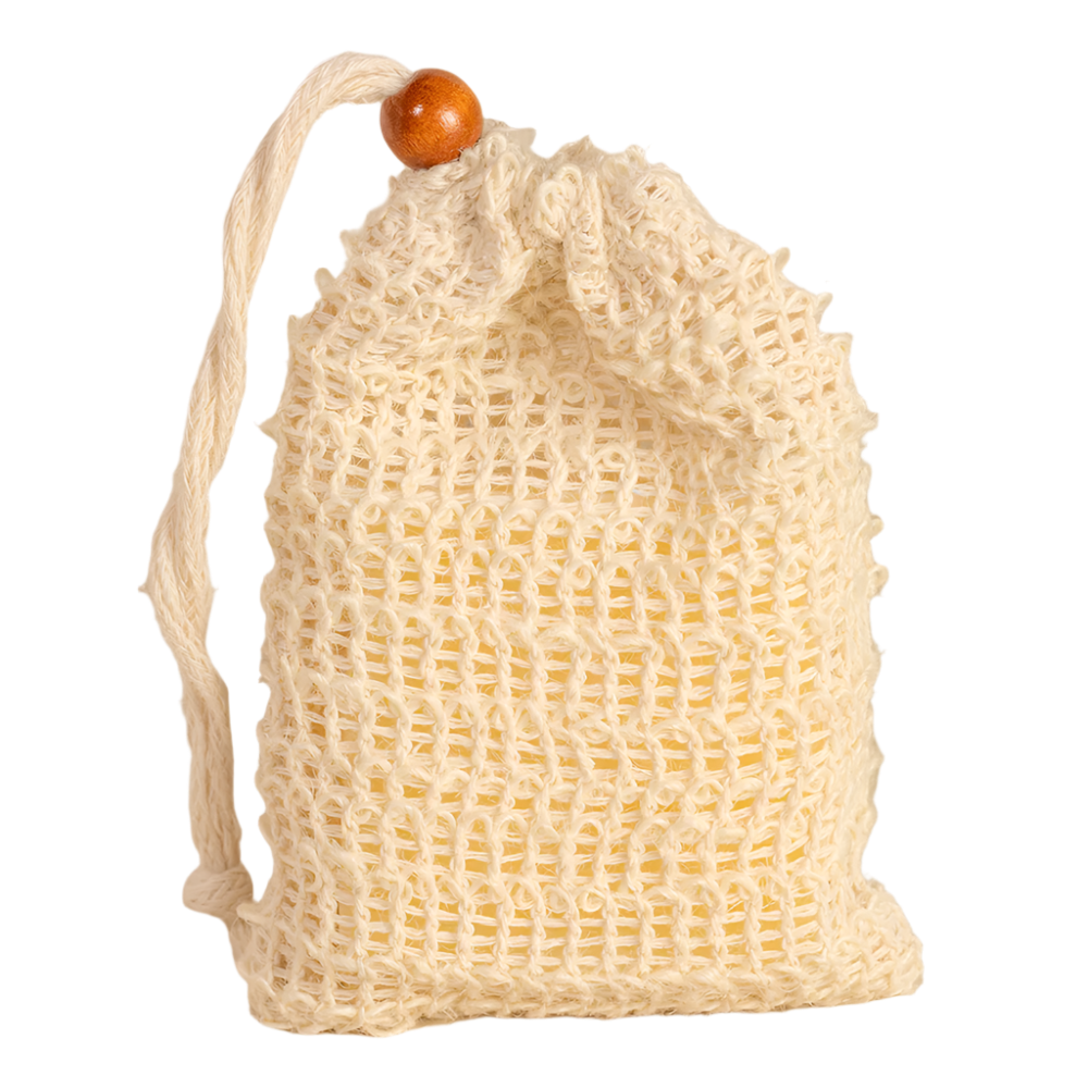 Plant Fibre Bag To Maximise Exfoliation, Clear Pores and Prevent Soap Clumping